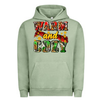 Pigment Oil Green warm and cozy with scarf Urban Hoodie - AdoDesignShop