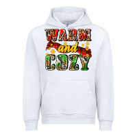 White warm and cozy with scarf Urban Hoodie - AdoDesignShop