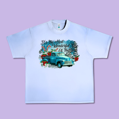 Its The Wonderful Time Of The Year Truck Urban Heavy Tee Designed By Cowgirlartshop