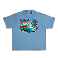 Pebble Blue its the wonderful time of the year truck Urban Heavy Tee - CowGirlArtShop