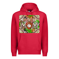 Cardinal Baseball Mom Premium Hoodie - CowhideDigitalArt