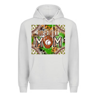 Dove Grey Baseball Mom Premium Hoodie - CowhideDigitalArt
