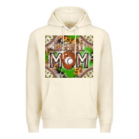 Sandshell Baseball Mom Premium Hoodie - CowhideDigitalArt