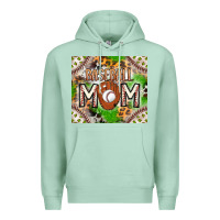 Seafoam Baseball Mom Premium Hoodie - CowhideDigitalArt