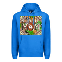 True Royal Baseball Mom Premium Hoodie - CowhideDigitalArt