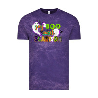 Cloud Purple say boo and scary on Vintage Tee - CowGirlArtShop