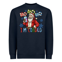 Navy ho ho ho im loaded Heavyweight Sweatshirt - CowhideDigitalArt