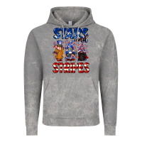 Cloud Rock Stars and stripes gnomes 4th of july Vintage Hoodie - CowGirlArtShop