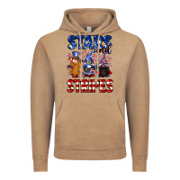 Stars And Stripes Gnomes 4th Of July Vintage Hoodie | Teevron