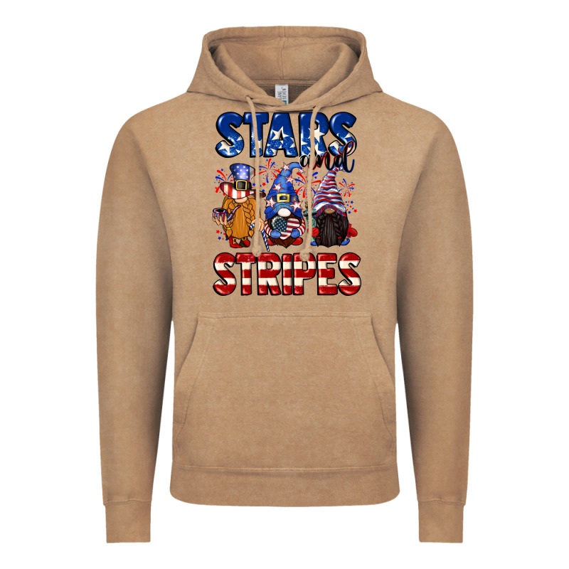 Stars And Stripes Gnomes 4th Of July Vintage Hoodie by CowGirlArtShop | Teevron