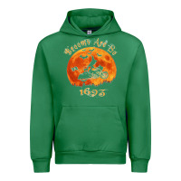 Emerald Halloween Witch On Motorcycle Cat & Moon Salem Witch Trials Premium Urban Hoodie - trangStudio