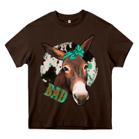 Chocolate Brown Donkey Bad Heavy Core Tee - Bettercallsaul