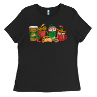 Tacos Coffee Cups Ladies Tee | Teevron