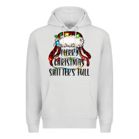 Dove Grey merry christmas shitter's full,  christmas vacation Premium Hoodie - Jasminsmagicworld