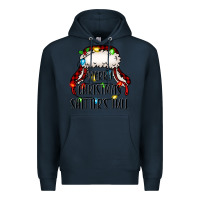 Navy merry christmas shitter's full,  christmas vacation Premium Hoodie - Jasminsmagicworld