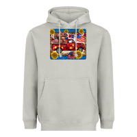 Moon Dust 4th of july truck cow mousepad Heavyweight Hoodie - BarkalooDesign