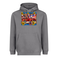 Storm 4th of july truck cow mousepad Heavyweight Hoodie - BarkalooDesign