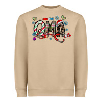 Mushroom christmas nurse qma Heavyweight Sweatshirt - CowhideDigitalArt