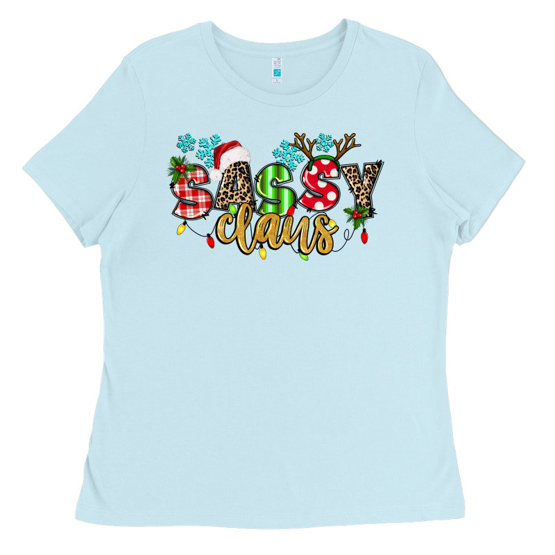 Sassy Claus Ladies Tee by texasbilliewilder | Teevron