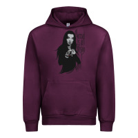 Mauve Wine Normal Is An Illusion - Morticia Addams Urban Hoodie - trangStudio