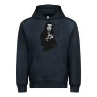 Navy Normal Is An Illusion - Morticia Addams Urban Hoodie - trangStudio