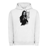 Pigment Lunar Rock Normal Is An Illusion - Morticia Addams Urban Hoodie - trangStudio