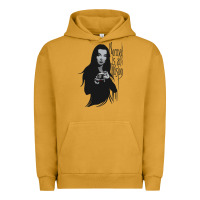 Pigment Peanut Butter Normal Is An Illusion - Morticia Addams Urban Hoodie - trangStudio