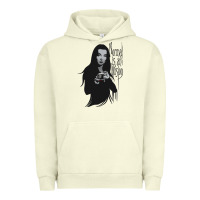 Pigment Pistachio Normal Is An Illusion - Morticia Addams Urban Hoodie - trangStudio