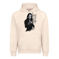 Sandshell Normal Is An Illusion - Morticia Addams Urban Hoodie - trangStudio