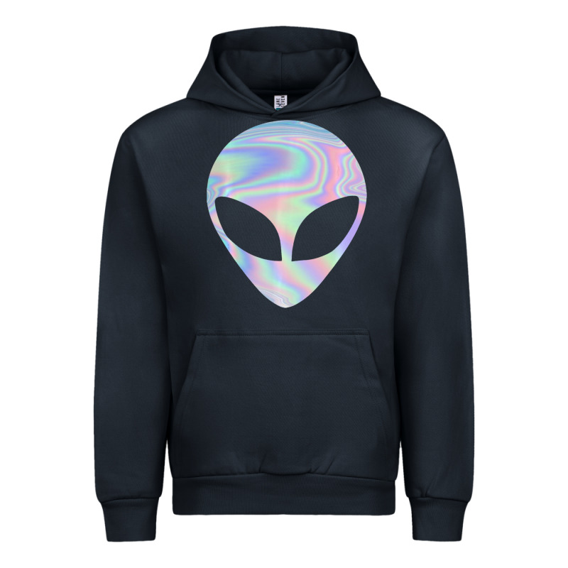 Alien Head Colorful Laser Ufo Sighting Believe Area 51 Urban Hoodie by trangStudio | Teevron