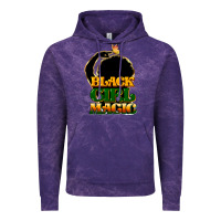 Cloud Purple Black magic girl Vintage Hoodie - HowdyJamesFarm
