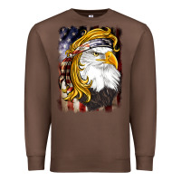 Chestnut american mullet   eagle Premium Sweatshirt - BarkalooDesign