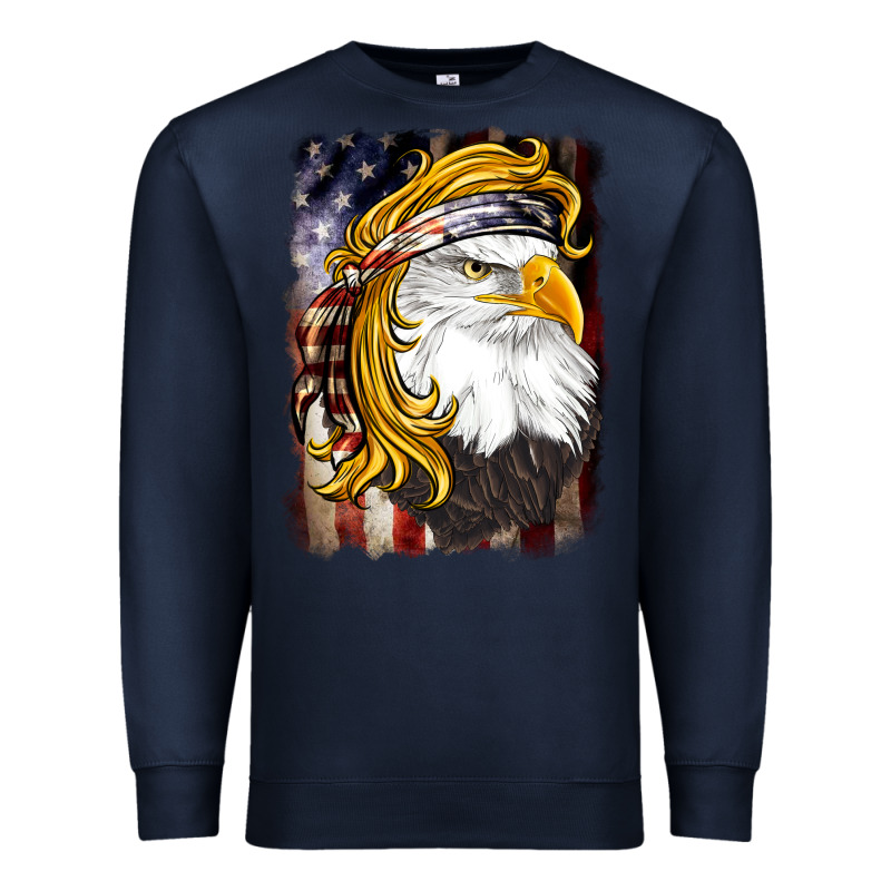 American Mullet   Eagle Premium Sweatshirt by BarkalooDesign | Teevron