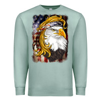 Seafoam american mullet   eagle Premium Sweatshirt - BarkalooDesign