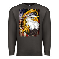 Smoke american mullet   eagle Premium Sweatshirt - BarkalooDesign