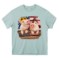 Arona Cute Couple American Pigs Heavy Core Tee - Bettercallsaul