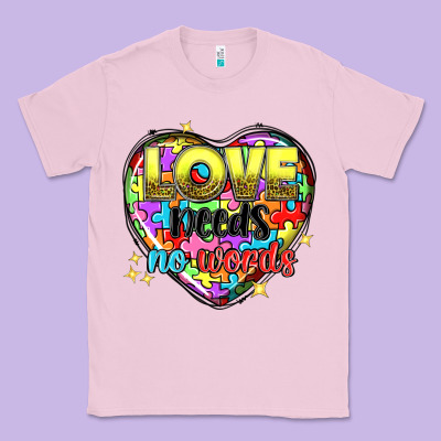 Love Needs No Words Classic Tee Designed By Nancycooperartshop