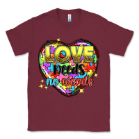 Burgundy Love needs no words Classic Tee - NancyCooperArtShop