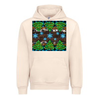 Sandshell Christmas tree with snow Urban Hoodie - AdoDesignShop