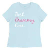 Baby Blue Best Grammy Ever, gifts for grandma Ladies Tee - trangStudio