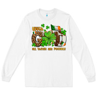 White with god all things are possible Long Sleeve Tee - OliviaCreatesArt