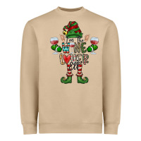 Mushroom I'm The wine Lover Elf Heavyweight Sweatshirt - CowhideDigitalArt