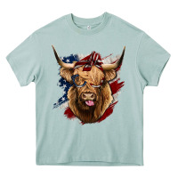 Arona American Highland Cow Heavy Core Tee - Bettercallsaul