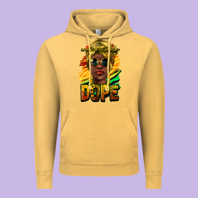 Unapologetically Dope Afro Vintage Hoodie Designed By Howdyjamesfarm