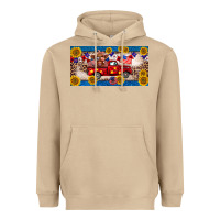Mushroom 4th of july truck cow license plate Heavyweight Hoodie - BarkalooDesign