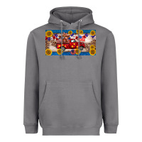 Storm 4th of july truck cow license plate Heavyweight Hoodie - BarkalooDesign