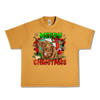 Peanut Butter merry christmas cow Urban Heavy Tee - CowGirlArtShop