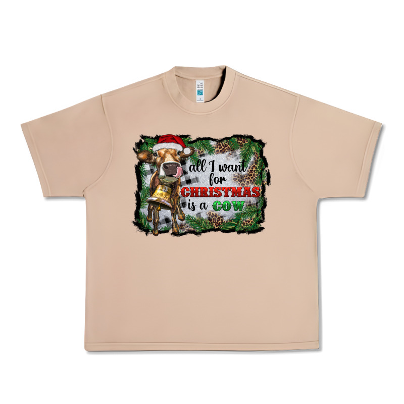 All I Want For Christmas Is A Cow Urban Heavy Tee by RanaPortraitStore | Teevron