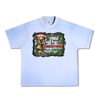 Grape Ice all i want for christmas is a cow Urban Heavy Tee - RanaPortraitStore