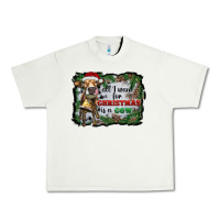 Pistachio all i want for christmas is a cow Urban Heavy Tee - RanaPortraitStore